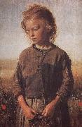 Ilia Efimovich Repin Poor little girl Uygur Li oil on canvas